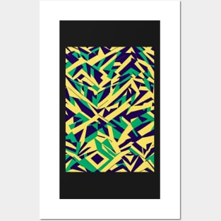 African Print Pattern Posters and Art